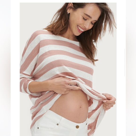 Hatch Collection size 3 long sleeve linen tee - Picture 1 of 4